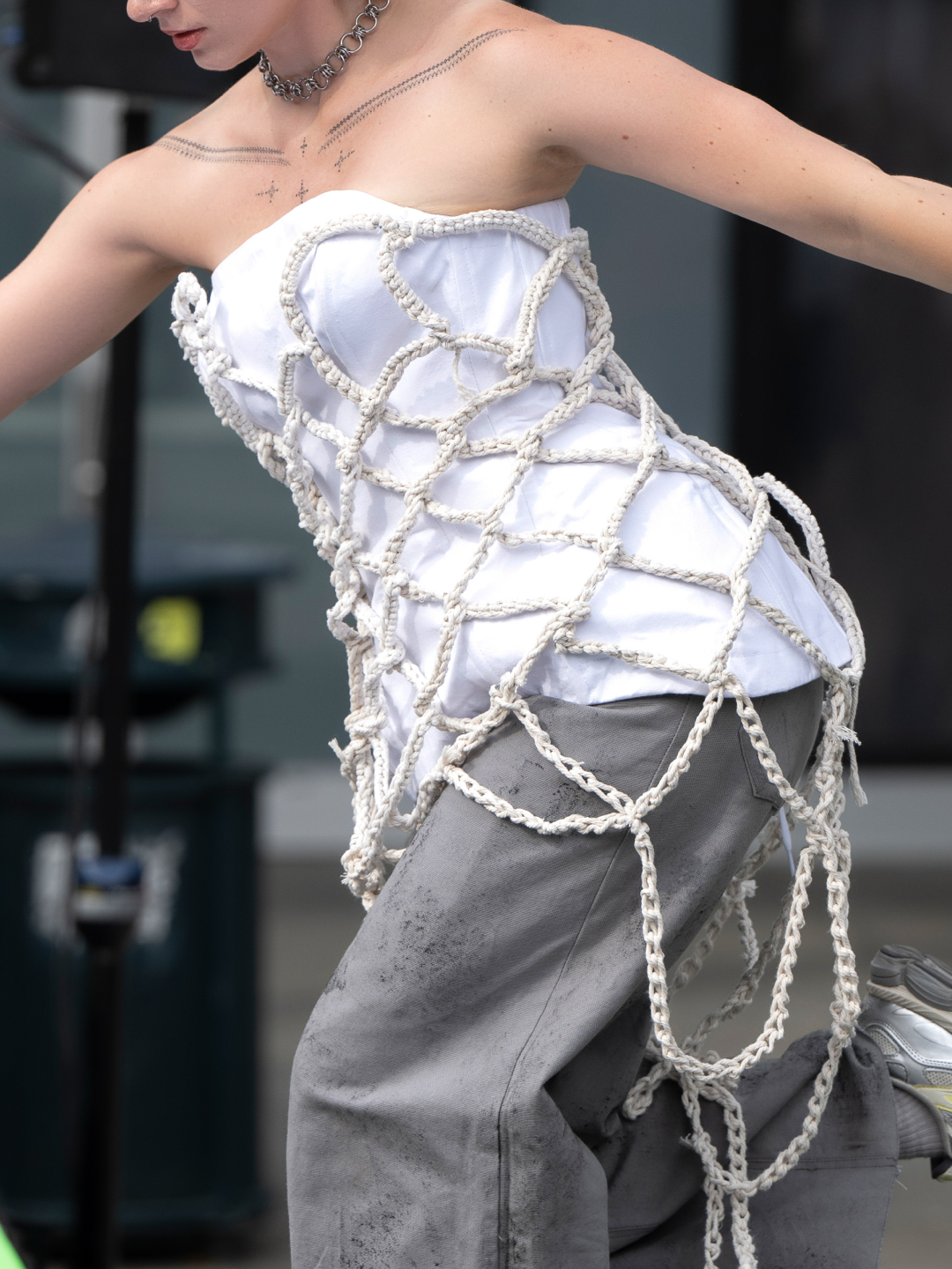 Knit Chainlink Top